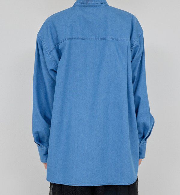  「デニムボウタイブラウス」|シャツ・ブラウス|