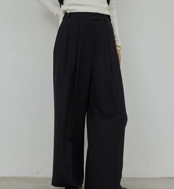  「【SACHIKOコラボ】2タックワイドパンツ」|チノ|