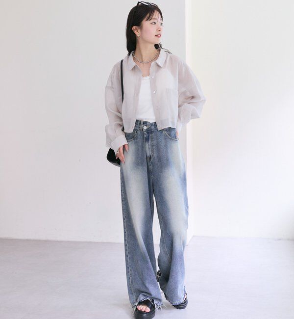  「シアーショートシャツ」|シャツ・ブラウス|