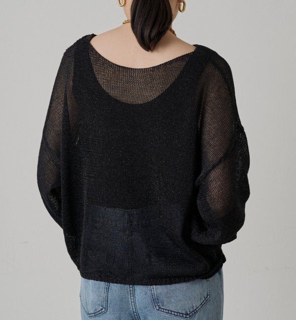  「ラメニットプルオーバー」|ニット・セーター|