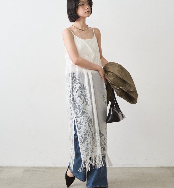  「レースキャミワンピース」|ワンピース|