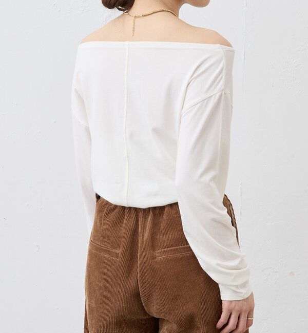  「ベーシックオフショルカットソー」|Tシャツ・カットソー|