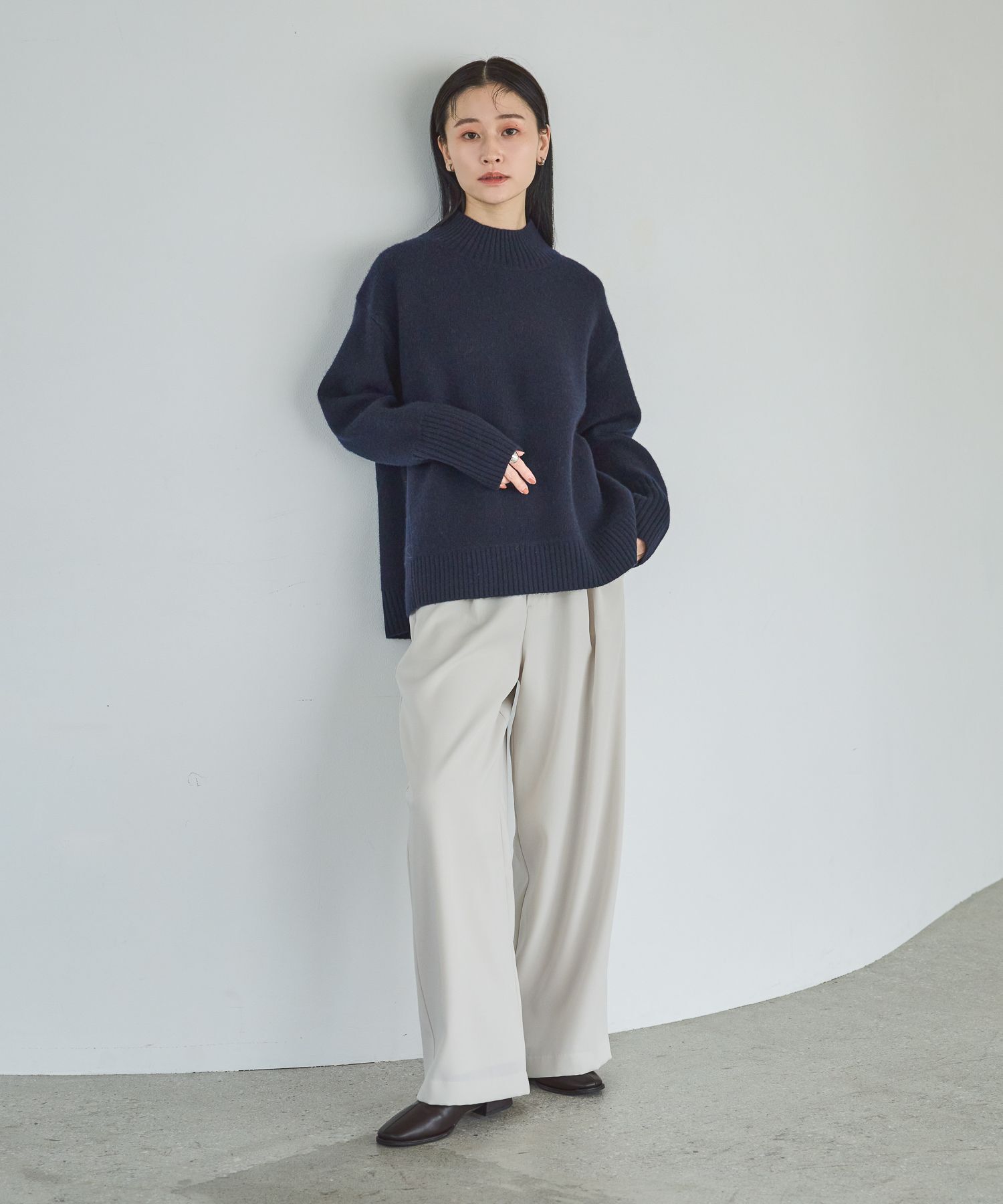 A part by 「カシミヤコンオフタートルニット」|ニット・セーター|