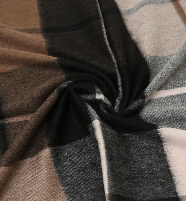 ABAHOUSE「【カシミヤ100％】チェック柄 マフラー 60&times;180」|マフラー|