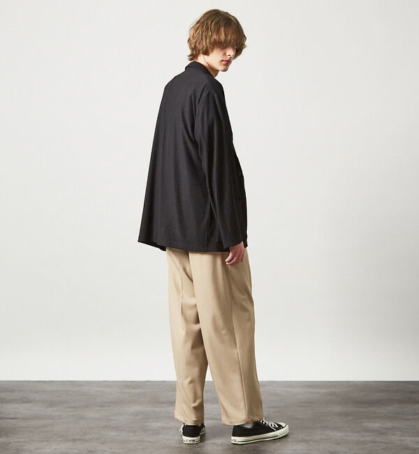 ABAHOUSE「デニムライク ワイドストレート スラックス / ワイドパンツ」|その他|