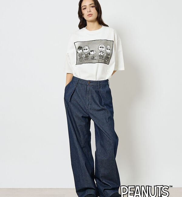 ABAHOUSE「【JOHNBULL/ジョンブル】PEANUTS SHADE GANGプリントTシ」|Tシャツ・カットソー|