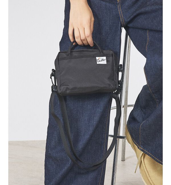 ABAHOUSE「【Drifter / ドリフター】ショルダー バッグ / ユニセックス / DF」|ショルダー・メッセンジャー|ブラック