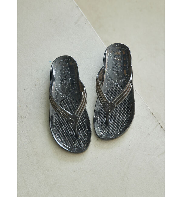 Rouge vif「別注【LAROUTE &times; GYOSAN】ロゴプリント ギョサン / ビーチサンダ」|サンダル|