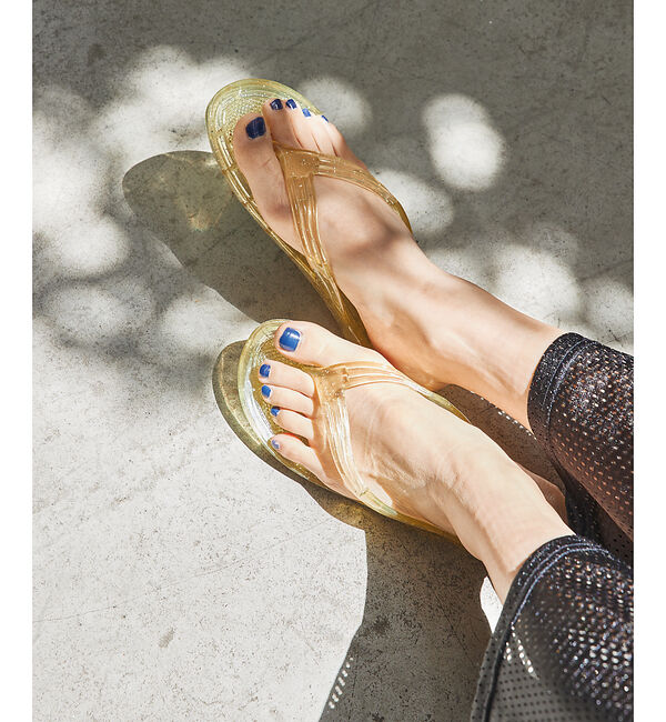 Rouge vif「別注【LAROUTE &times; GYOSAN】ロゴプリント ギョサン / ビーチサンダ」|サンダル|