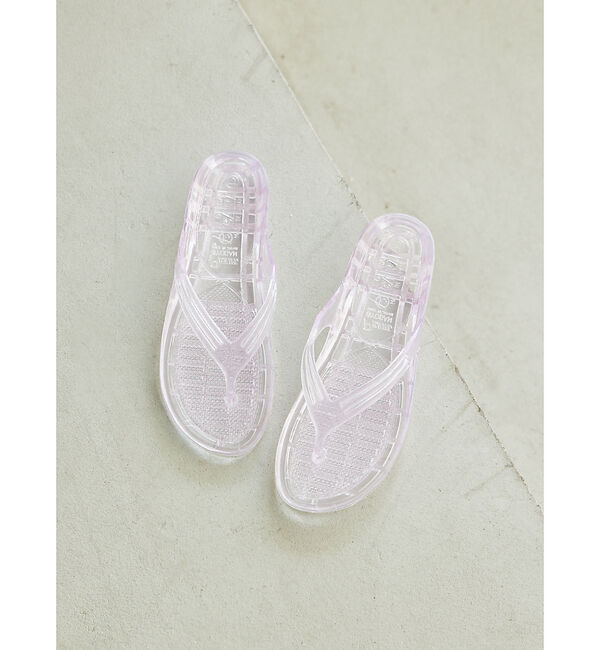 Rouge vif「別注【LAROUTE &times; GYOSAN】ロゴプリント ギョサン / ビーチサンダ」|サンダル|