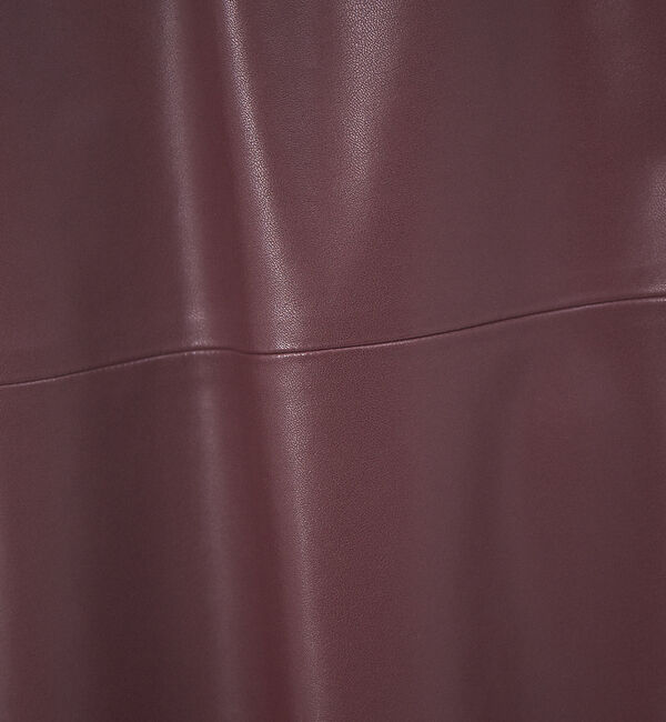 qualite「エコレザーブラウス」|シャツ・ブラウス|