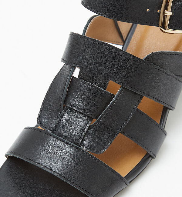 AU BANNISTER「グルカ風ヒールサンダル」|サンダル|