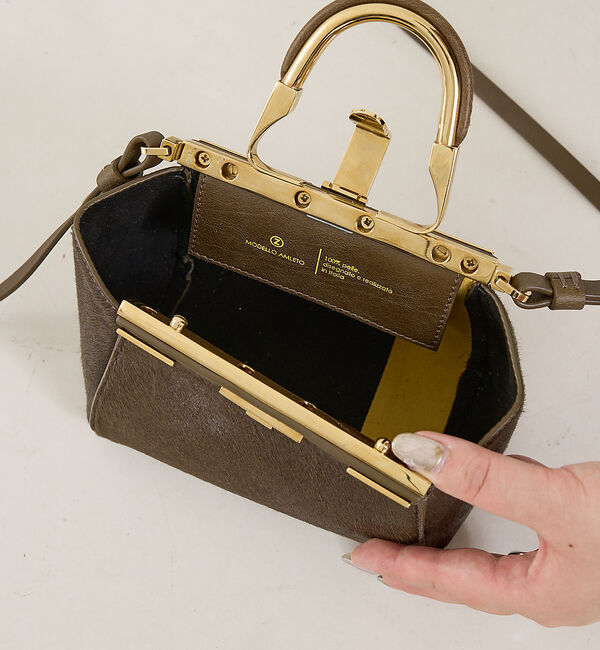 The Store by C' 「【ZANCHETTI】AMLETO MINI／アムレットミニバッグ」|ハンドバッグ|
