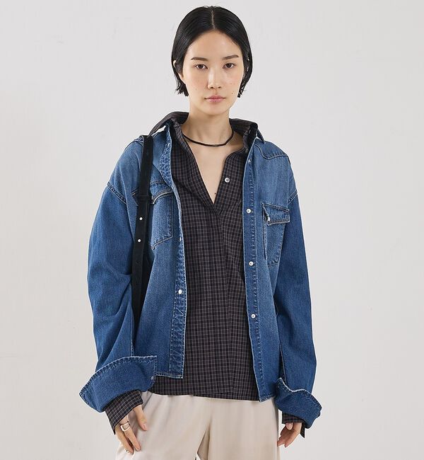 The Store by C' 「【COCUCA】チェックシャツ【予約】」|シャツ・ブラウス|