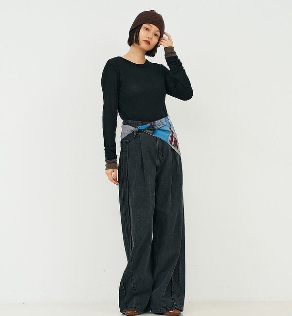 NOMINE「ダブルスリーブ シアー ロンT」|Tシャツ・カットソー|