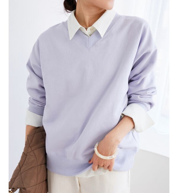 le.coeur blanc「《手洗い可能》2WAYカラースウェット」|スウェット・ジャージ|