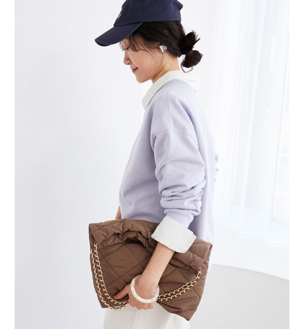 le.coeur blanc「《手洗い可能》2WAYカラースウェット」|スウェット・ジャージ|