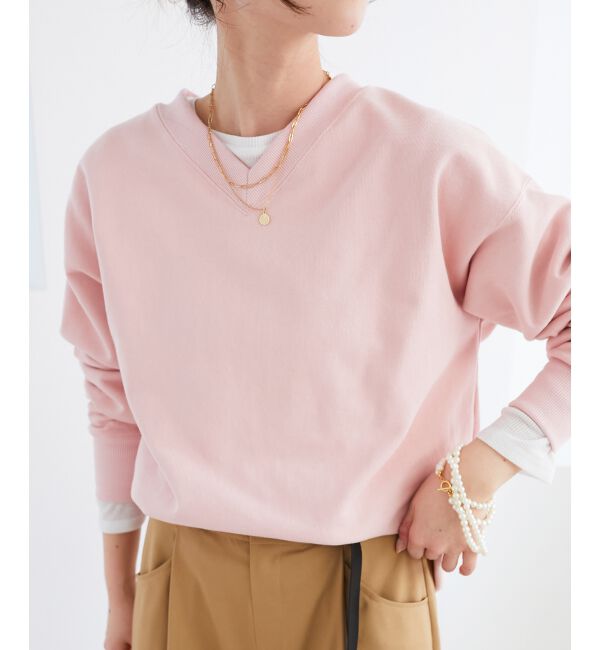 le.coeur blanc「《手洗い可能》2WAYカラースウェット」|スウェット・ジャージ|