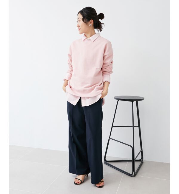 le.coeur blanc「《手洗い可能》2WAYカラースウェット」|スウェット・ジャージ|