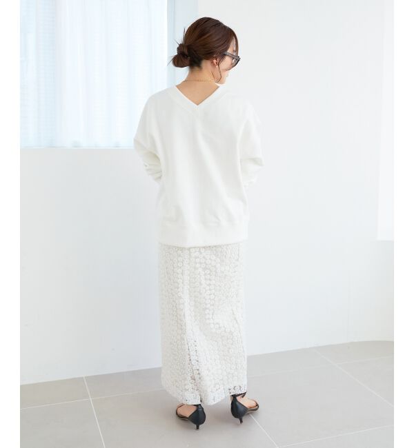 le.coeur blanc「《手洗い可能》2WAYカラースウェット」|スウェット・ジャージ|