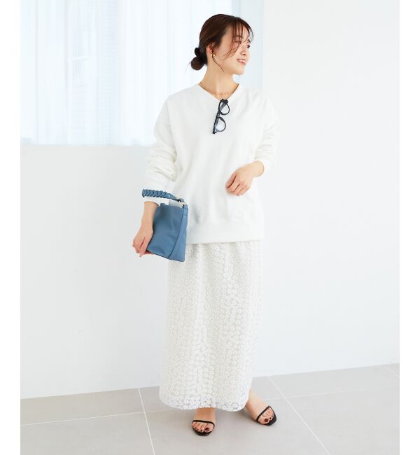 le.coeur blanc「《手洗い可能》2WAYカラースウェット」|スウェット・ジャージ|