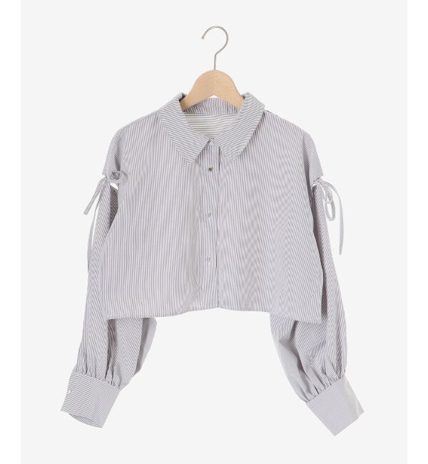  「オープンショルダーショートシャツ」|シャツ・ブラウス|