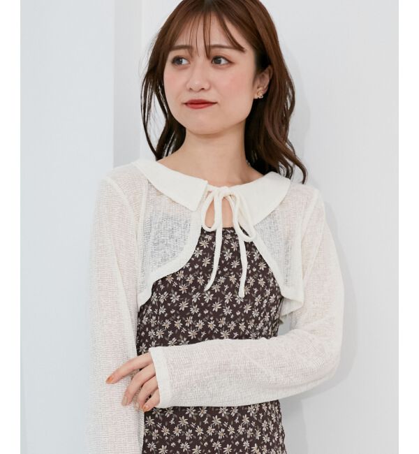  「ショートボレロセットキャミワンピース」|ワンピース|