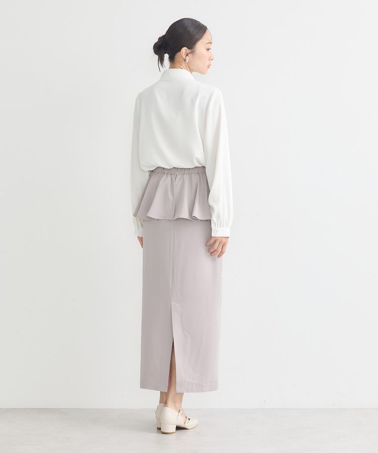 earth music&ecology「ペプラムスカート」|タイト|