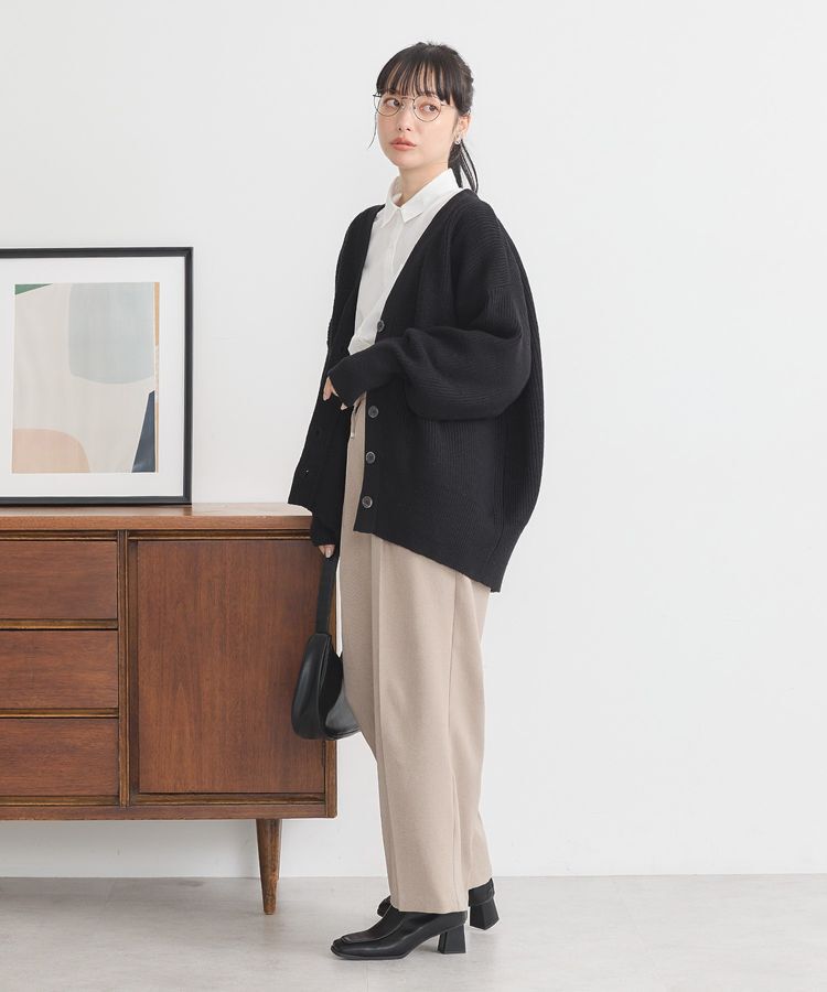 earth music&ecology「アンチピリングVネックカーディガン」|カーディガン|