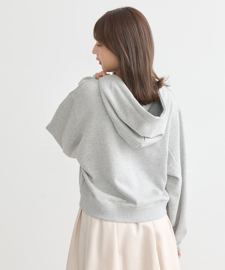 earth music&ecology「Lee&times;e.m.a.eショート丈パーカー」|スウェット・ジャージ|