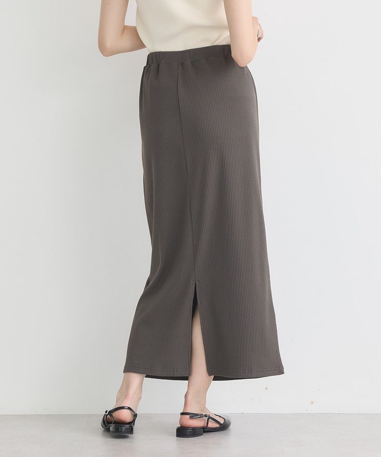 earth music&ecology「カットリブナロースカート」|タイト|