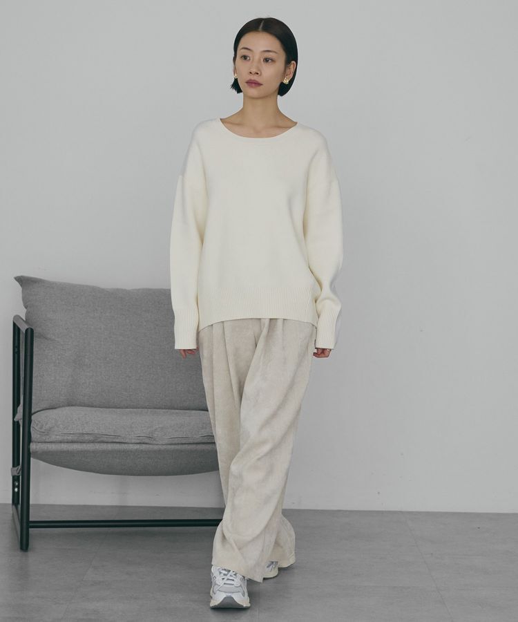 AMERICAN HOLIC「バイパチ前振りニットプルオーバー＜静電気軽減＞」|ニット・セーター|