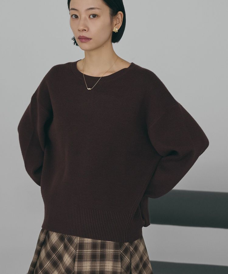 AMERICAN HOLIC「バイパチ前振りニットプルオーバー＜静電気軽減＞」|ニット・セーター|