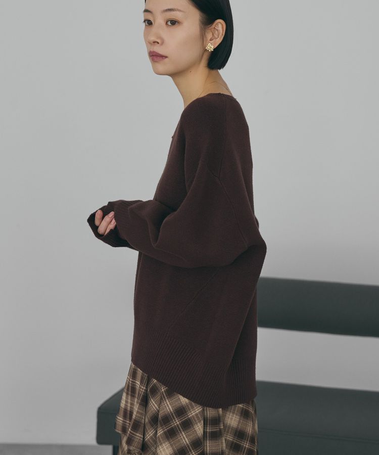 AMERICAN HOLIC「バイパチ前振りニットプルオーバー＜静電気軽減＞」|ニット・セーター|