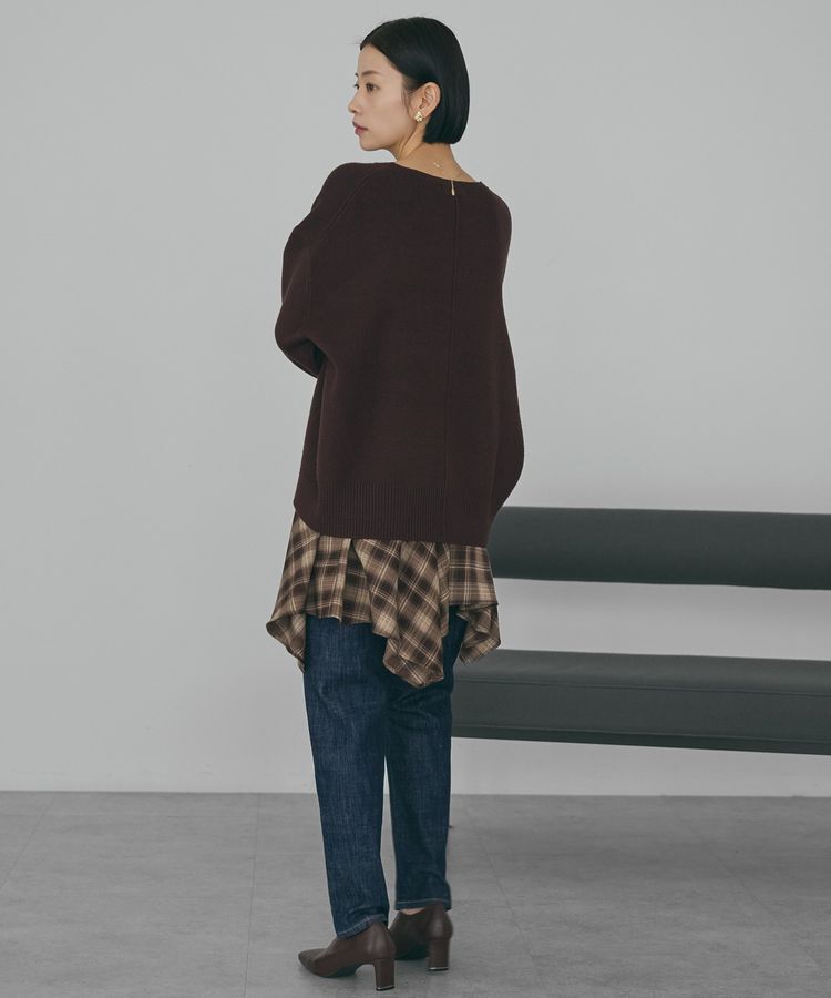 AMERICAN HOLIC「バイパチ前振りニットプルオーバー＜静電気軽減＞」|ニット・セーター|