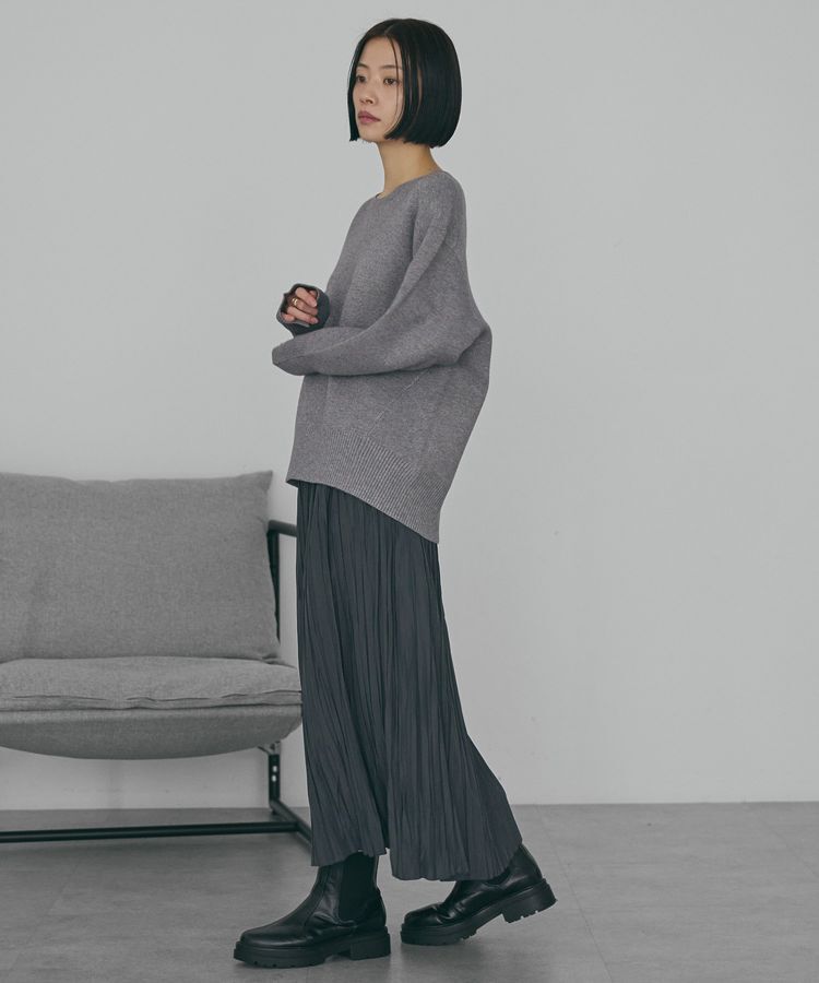 AMERICAN HOLIC「バイパチ前振りニットプルオーバー＜静電気軽減＞」|ニット・セーター|