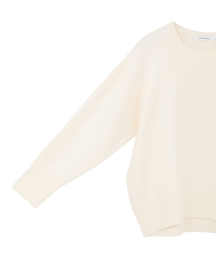 AMERICAN HOLIC「バイパチ前振りニットプルオーバー＜静電気軽減＞」|ニット・セーター|