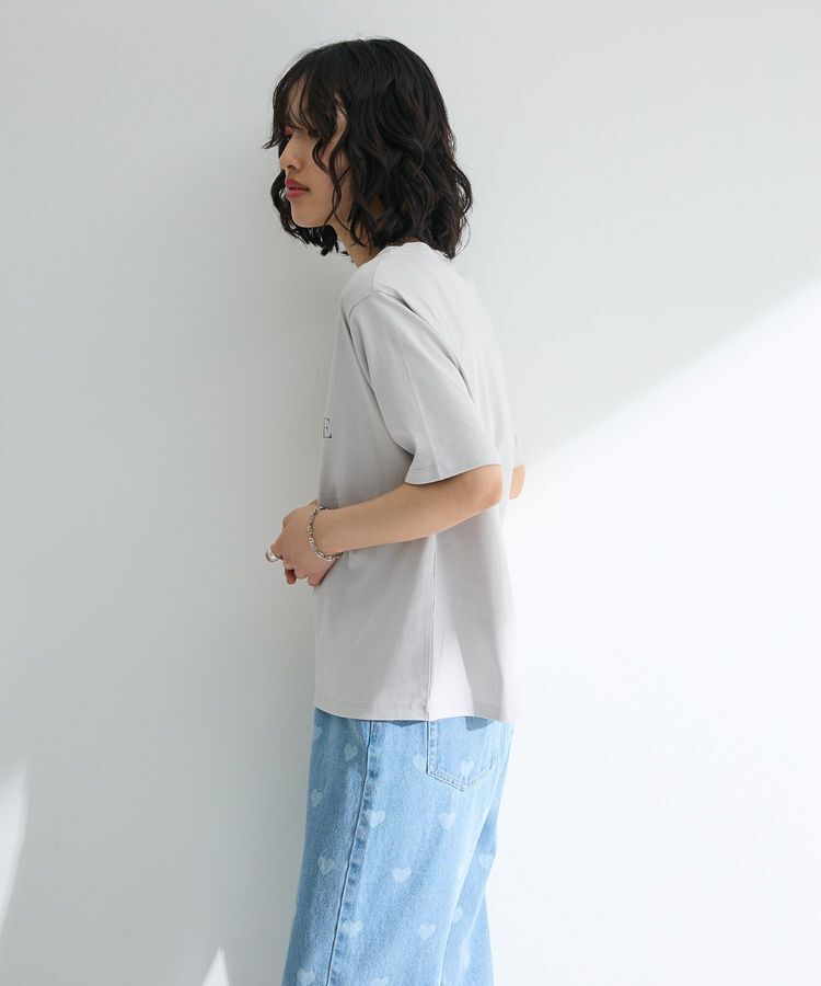 Green Parks「箔プリントフェミニンロゴTシャツ」|Tシャツ・カットソー|