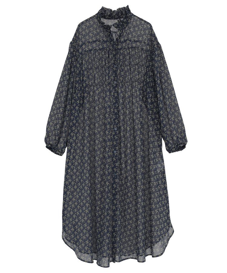 Green Parks「花柄シフォン楊柳ワンピース」|ワンピース|