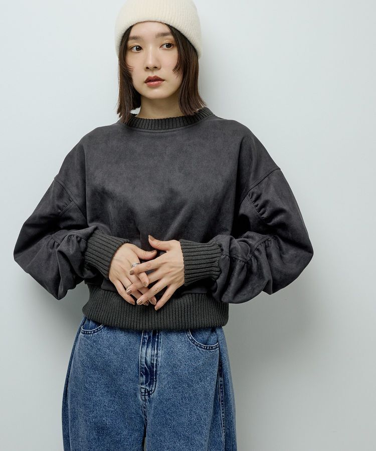 Green Parks「・ELENCARE DUE スエードポンチプルオーバー」|Tシャツ・カットソー|
