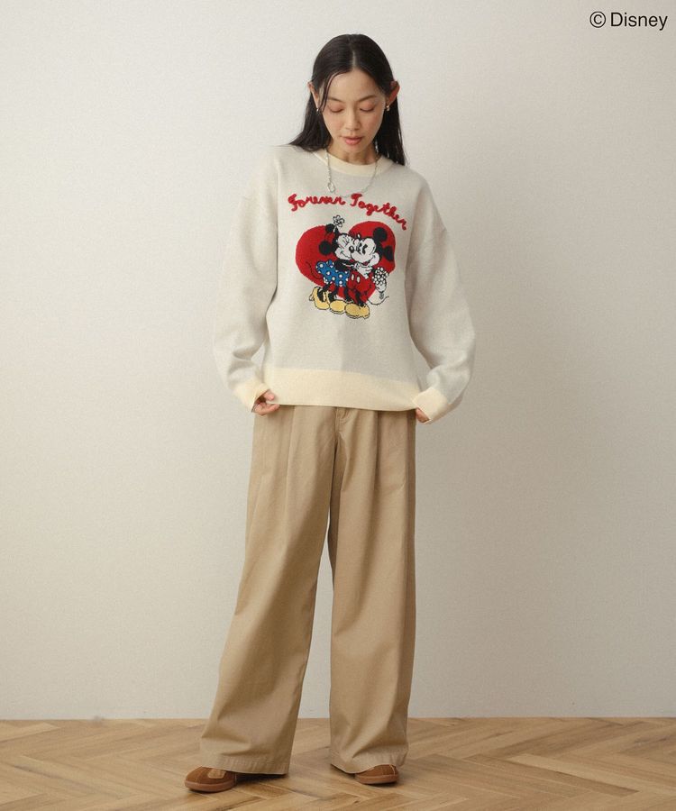 Green Parks「ミッキー&フレンズ/ジャガードニットプルオーバー」|ニット・セーター|