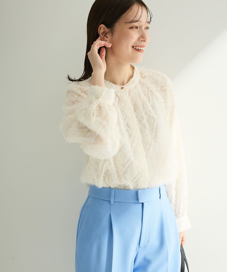 Green Parks「O.フサフサ2wayボウタイブラウス」|シャツ・ブラウス|