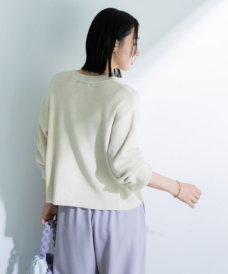 Green Parks「アンチピリング金ボタンニットカーディガン」|カーディガン|