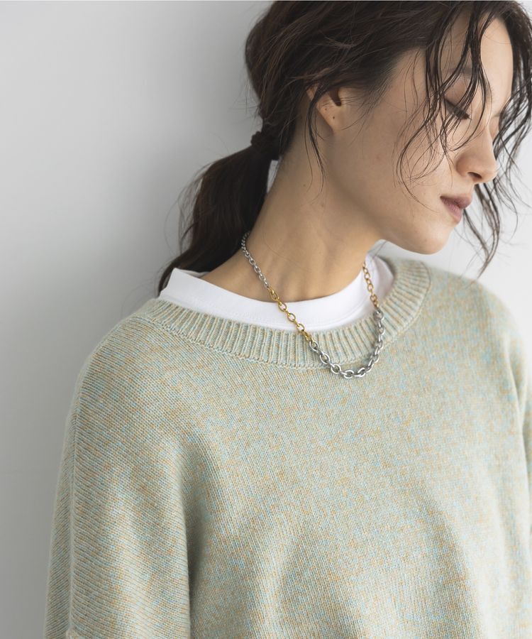 GARAGE OF GOOD CLOTHING「ミックスヤーンショートニットプルオーバー」|ニット・セーター|