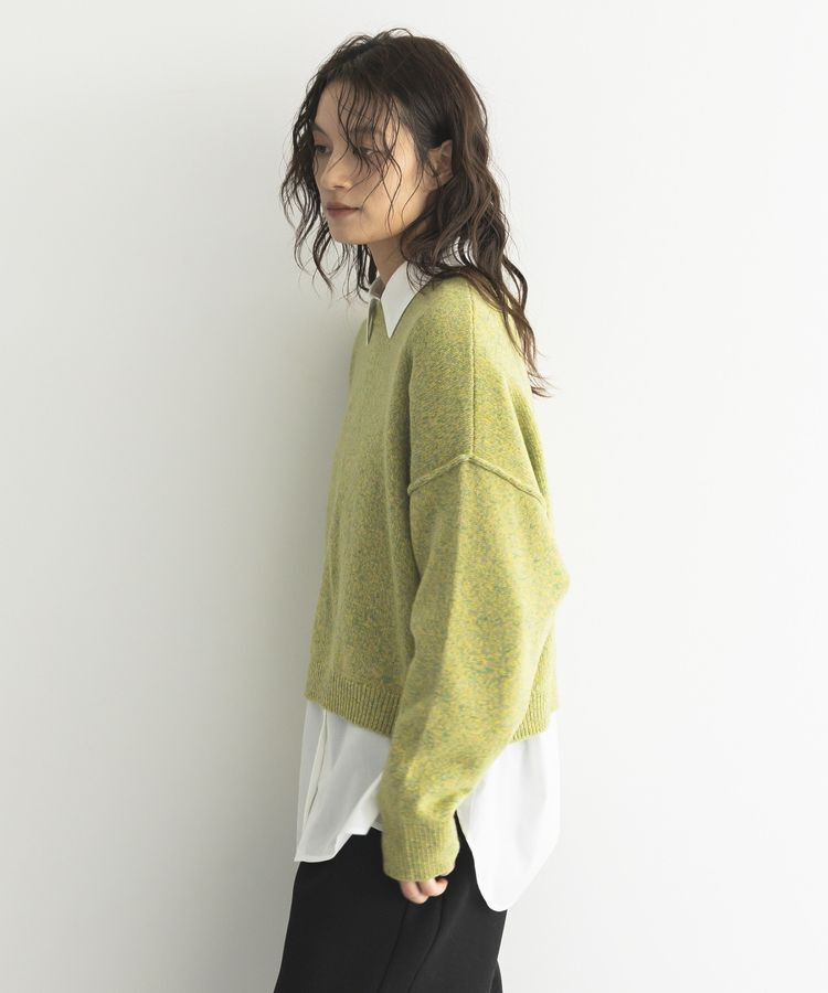 GARAGE OF GOOD CLOTHING「ミックスヤーンショートニットプルオーバー」|ニット・セーター|