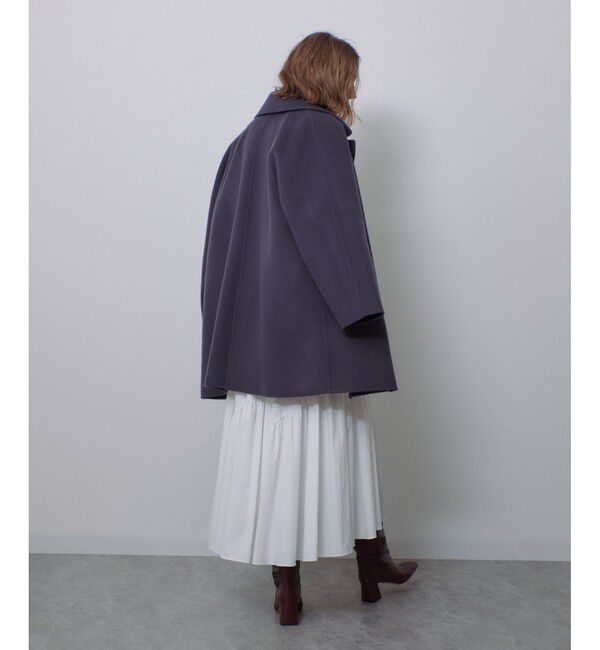 allureville「リバービッグカラーミドル丈コート」|その他|