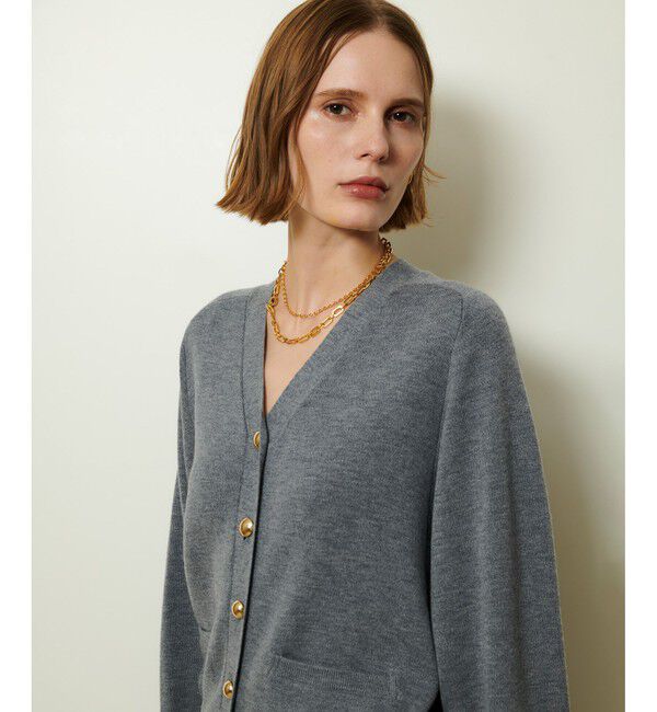 allureville「ウールスムースカーディガン」|カーディガン|