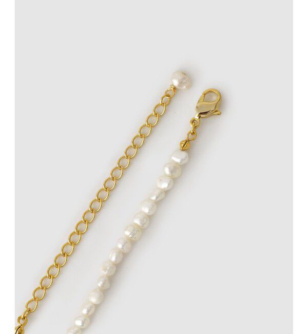 allureville「淡水パールポイントメタルパーツネックレス」|ネックレス|