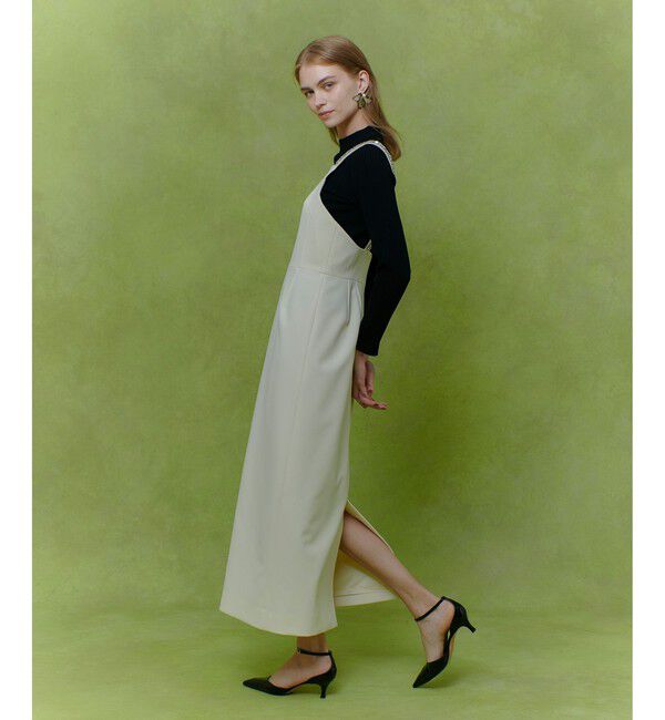 LOULOU WILLOUGHBY「【LOULOU WILLOUGHBY】ビジュージャンパースカート」|ワンピース|