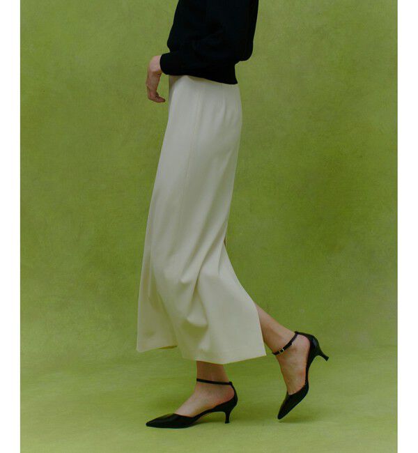 LOULOU WILLOUGHBY「【LOULOU WILLOUGHBY】ダブルクロスタイトスカート」|タイト|